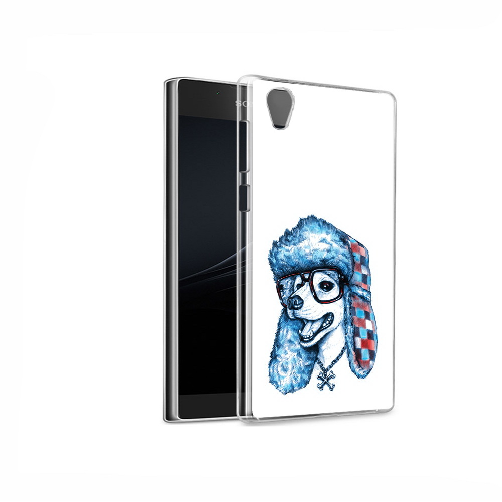 

Чехол MyPads Tocco для Sony Xperia L1 зимний пес (PT66853.250.362), Прозрачный, Tocco