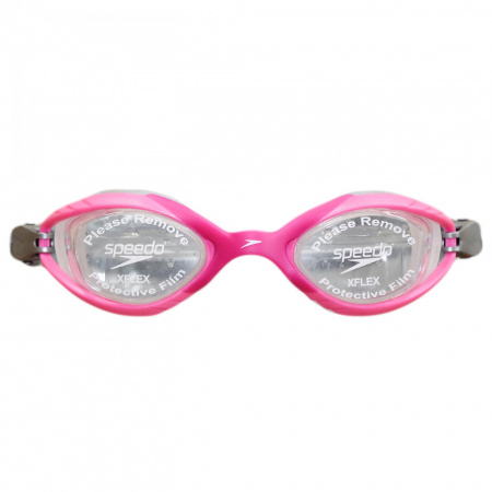 фото Очки для плавания speedo xflex, розовый/прозрачное стекло