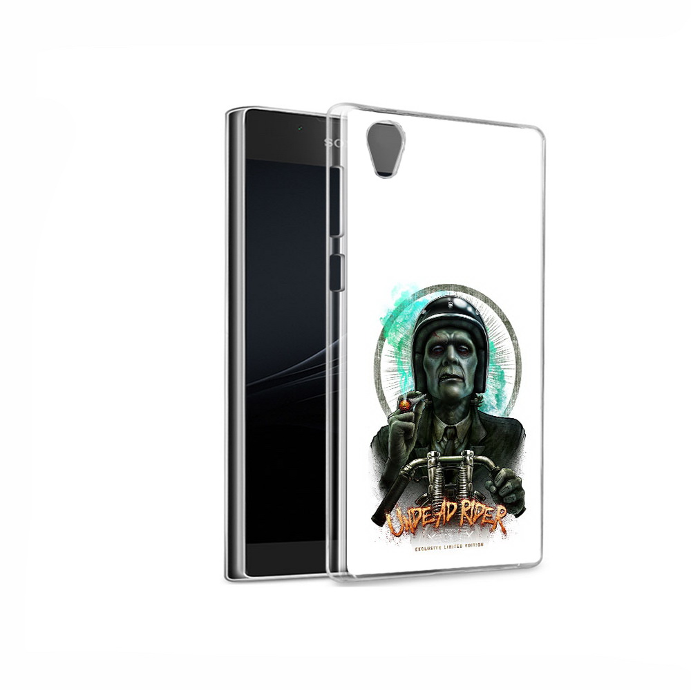 

Чехол MyPads Tocco для Sony Xperia L1 зеленый мужчина с сигаретой на мотоцикле, Прозрачный, Tocco