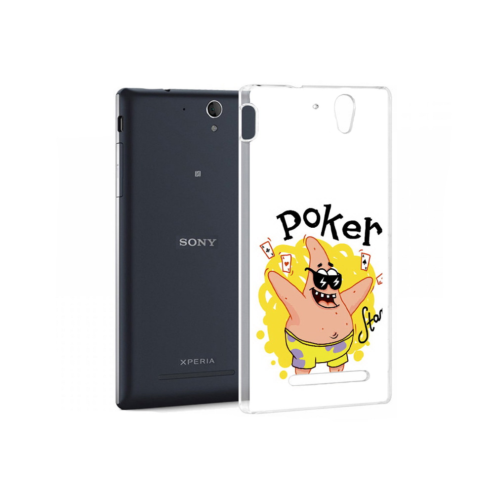 

Чехол MyPads Tocco для Sony Xperia C3 Патрик (PT18760.251.133), Прозрачный, Tocco
