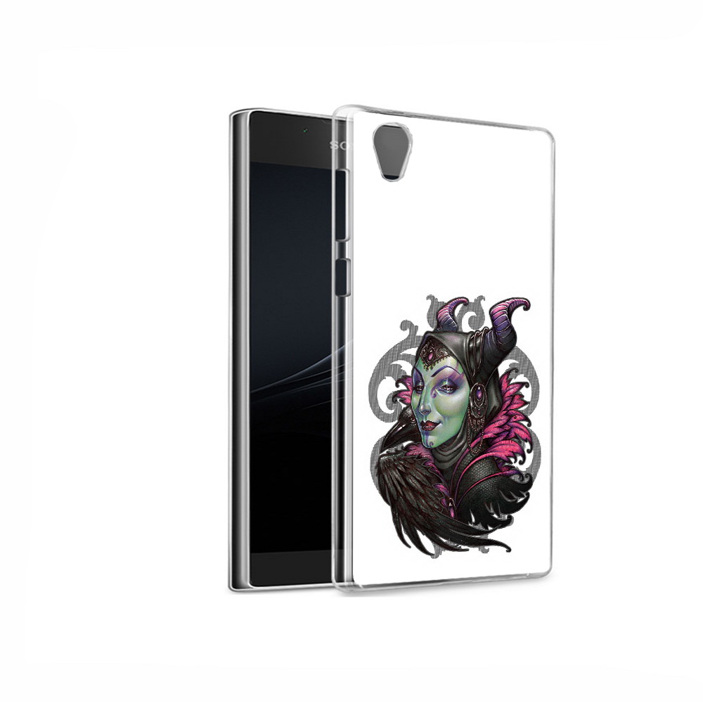 

Чехол MyPads Tocco для Sony Xperia L1 зеленая девушка с вороном (PT66853.250.357), Прозрачный, Tocco