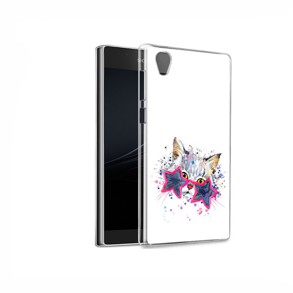 

Чехол MyPads Tocco для Sony Xperia L1 звездные очки (PT66853.250.353), Прозрачный, Tocco