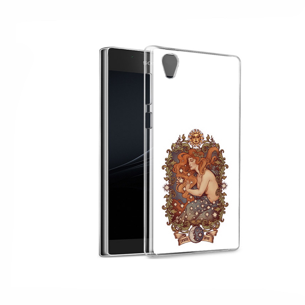 

Чехол MyPads Tocco для Sony Xperia L1 звездная девушка абстракция (PT66853.250.351), Прозрачный, Tocco