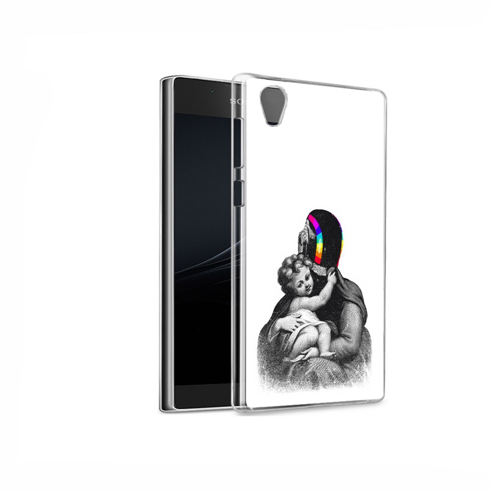 

Чехол MyPads Tocco для Sony Xperia L1 защитник в шлеме (PT66853.250.350), Прозрачный, Tocco