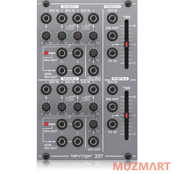 

Behringer 297 DUAL PORTAMENTO/CV UTILITIES Аналоговый модуль для Eurorack