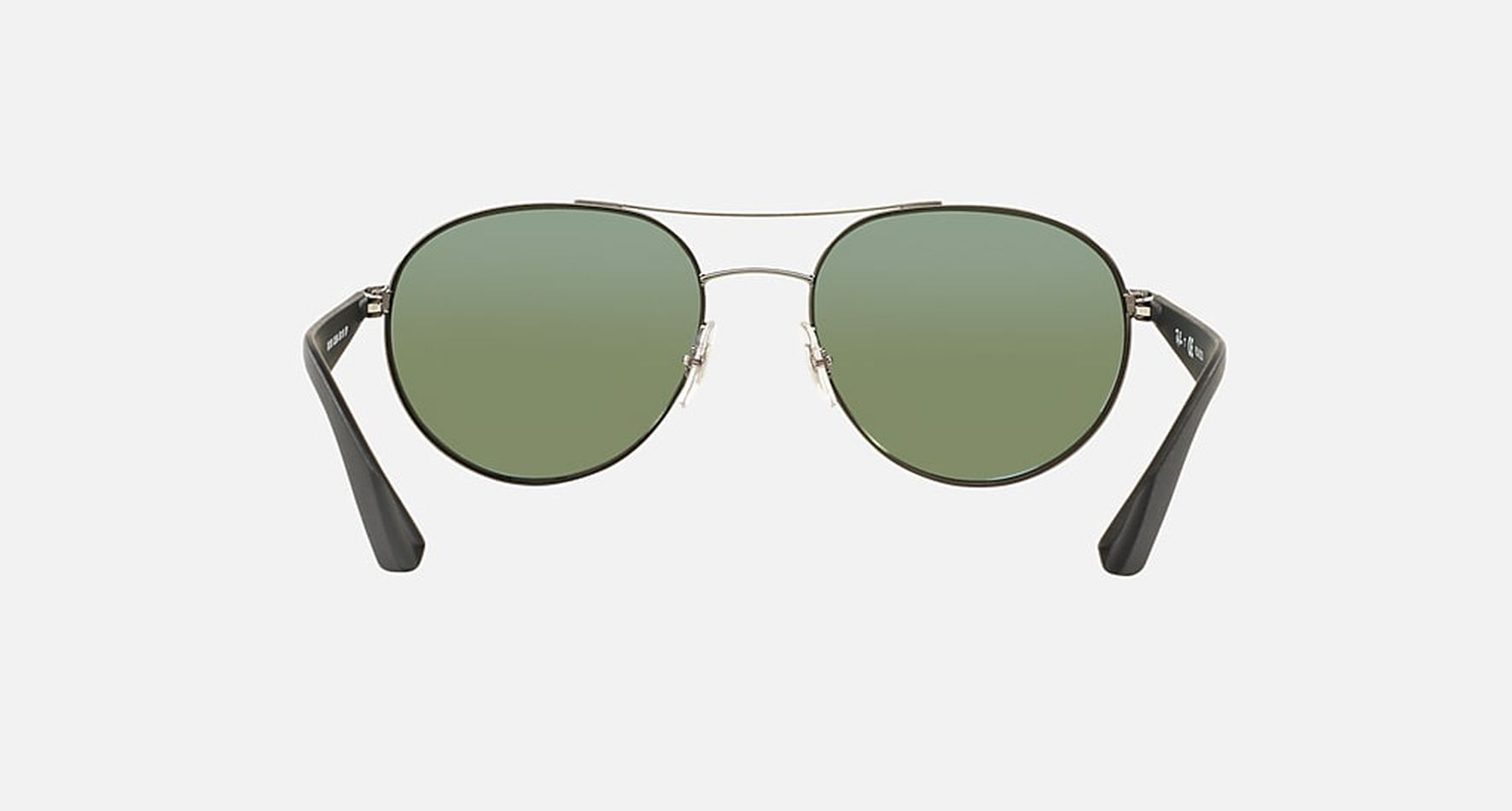 Солнцезащитные очки унисекс Ray-Ban RB3536 черные/зеленые