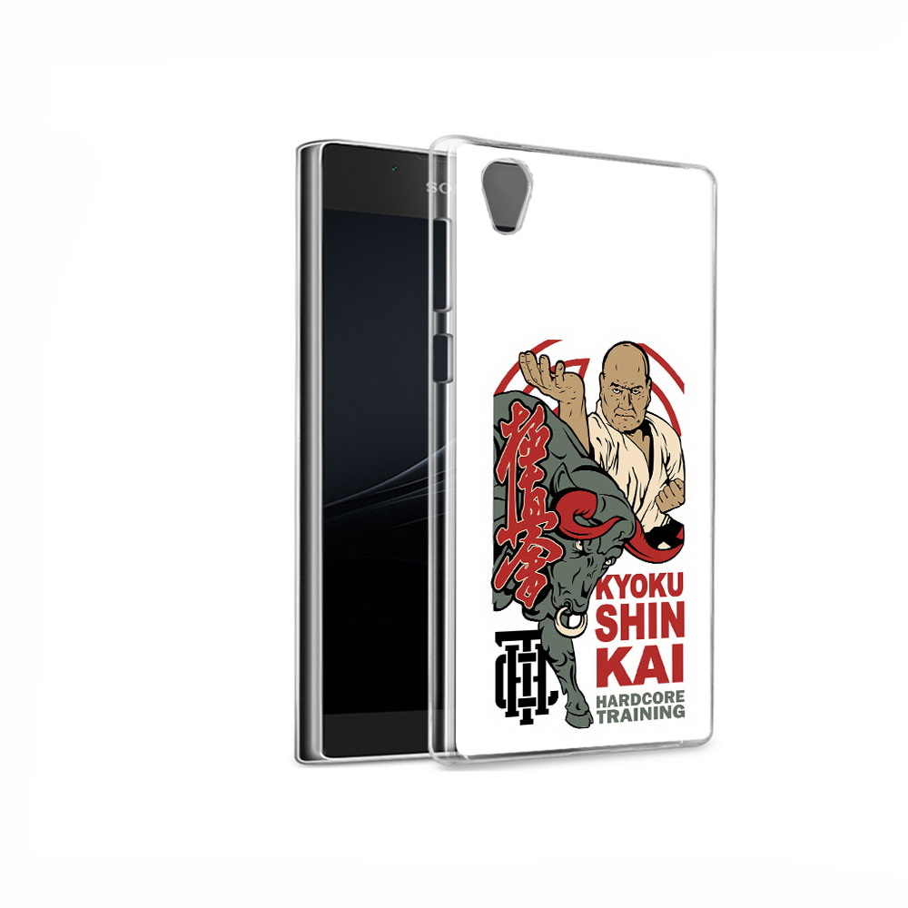 

Чехол MyPads Tocco для Sony Xperia L1 единоборства рисунок (PT66853.250.343), Прозрачный, Tocco