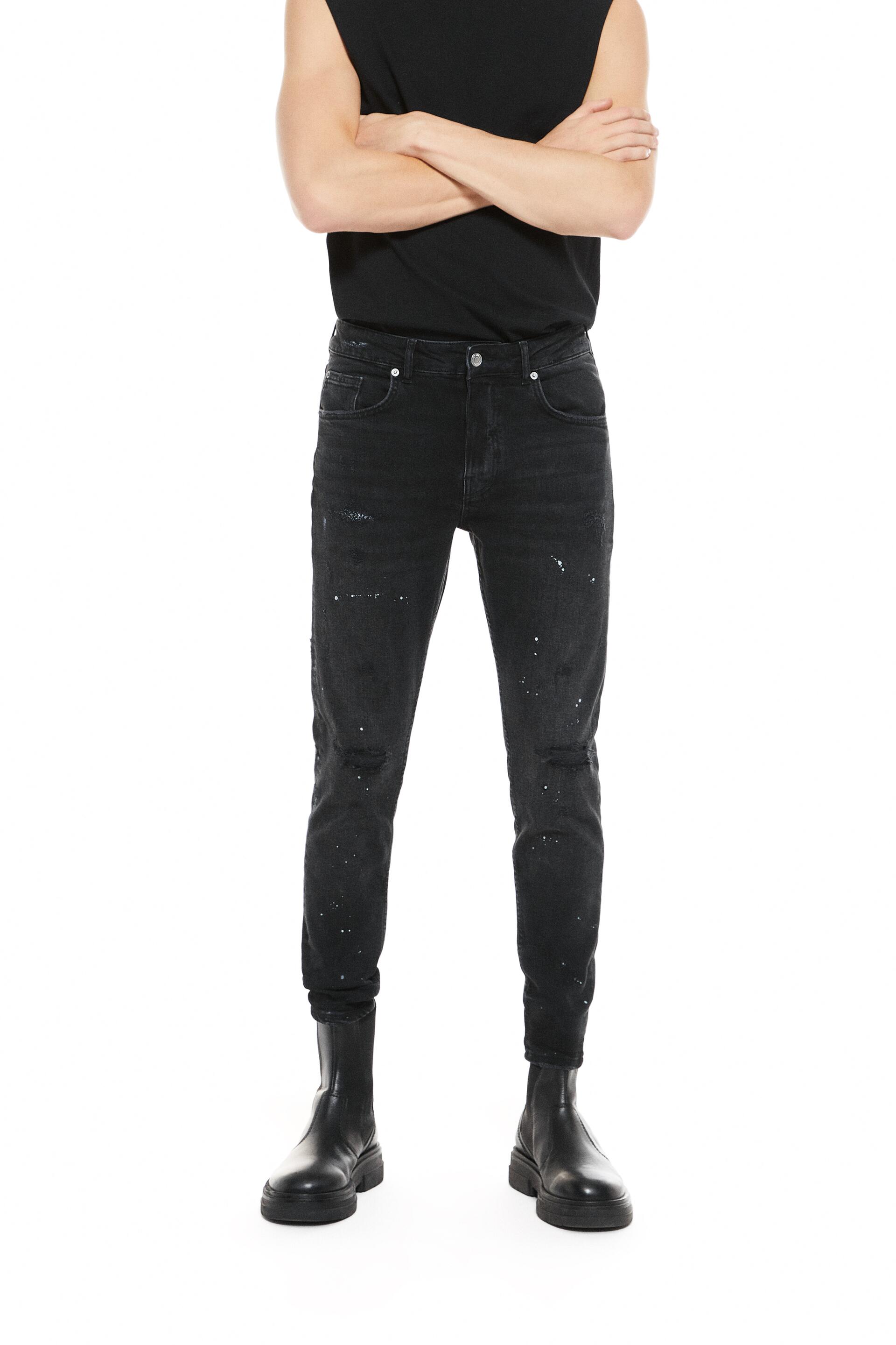 

Джинсы мужские ZARA 04164408 черные 44 (доставка из-за рубежа), 04164408