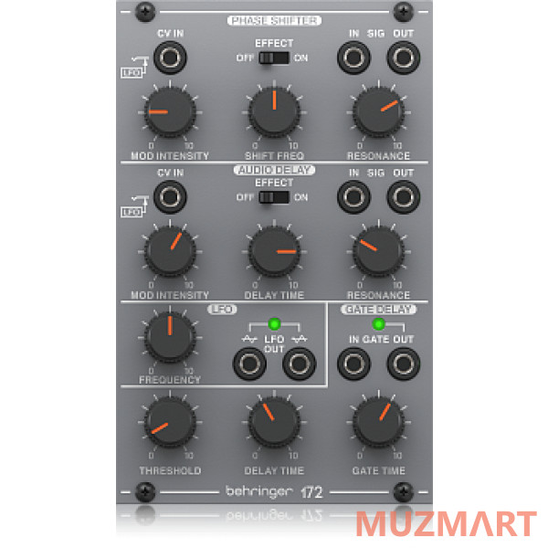 

Behringer 172 PHASE SHIFTER/DELAY/LFO Аналоговый модуль для Eurorack