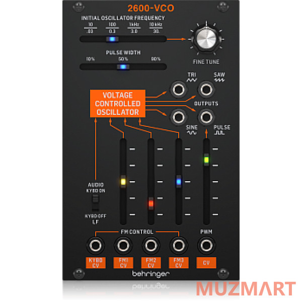 

Behringer 2600-VCO Аналоговый VCO модуль для Eurorack