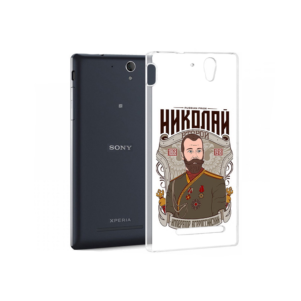 

Чехол MyPads Tocco для Sony Xperia C3 Николай второй (PT18760.251.125), Прозрачный, Tocco