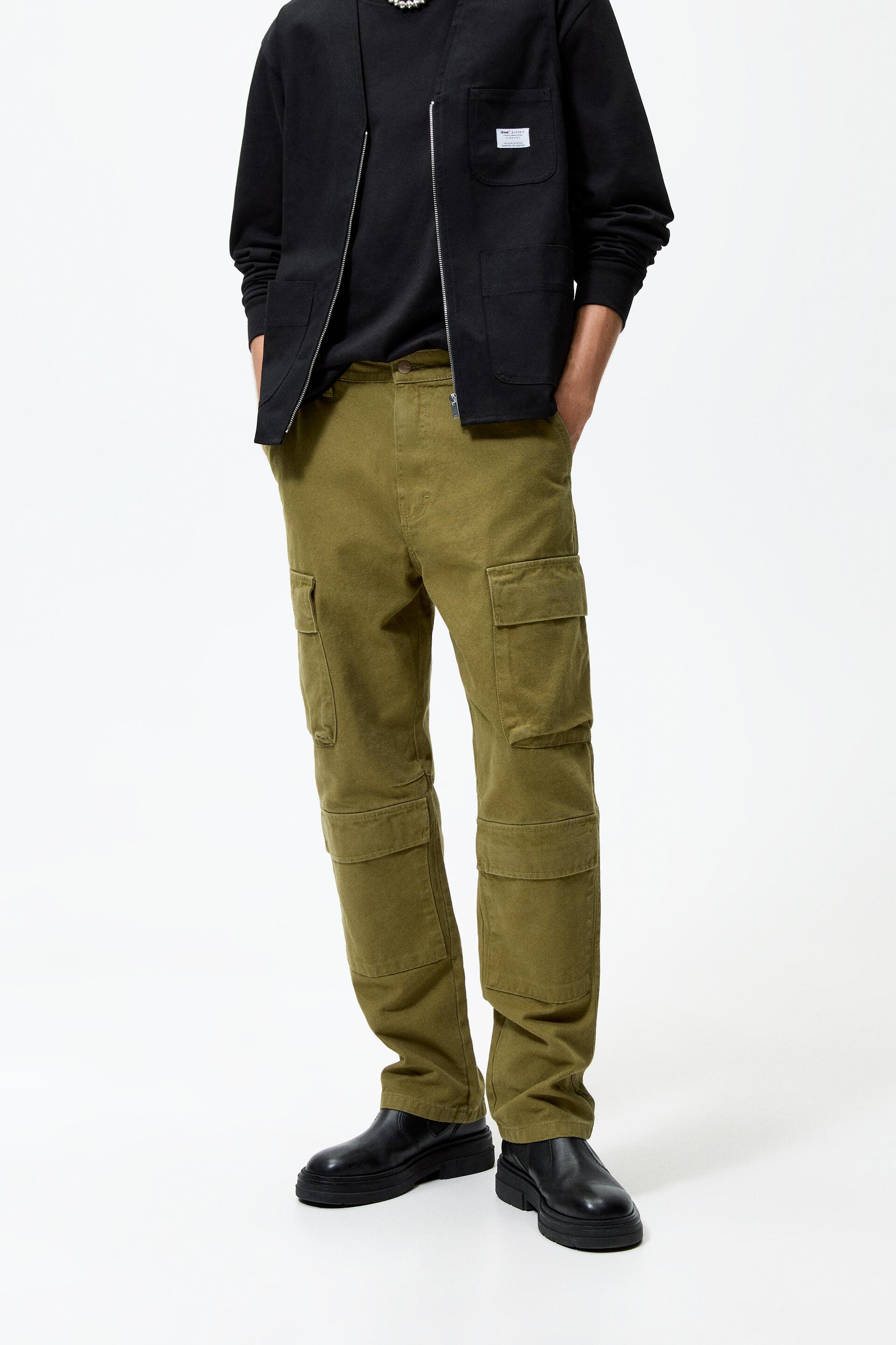 

Брюки мужские ZARA 04164341 зеленые 42 (доставка из-за рубежа), 04164341