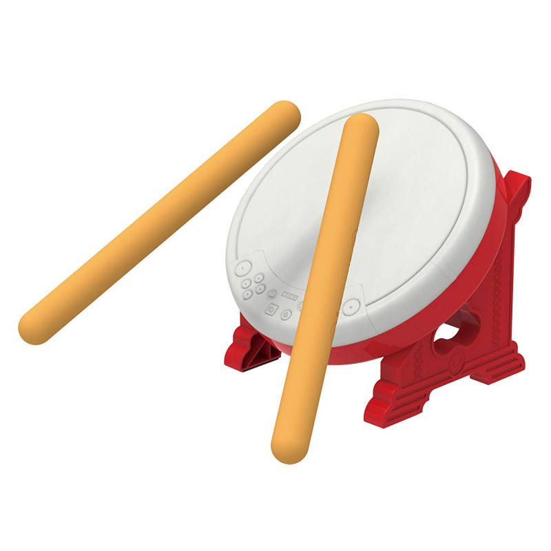 фото Контроллер-барабан hori taiko drum для nintendo switch white/red (nsw-079)