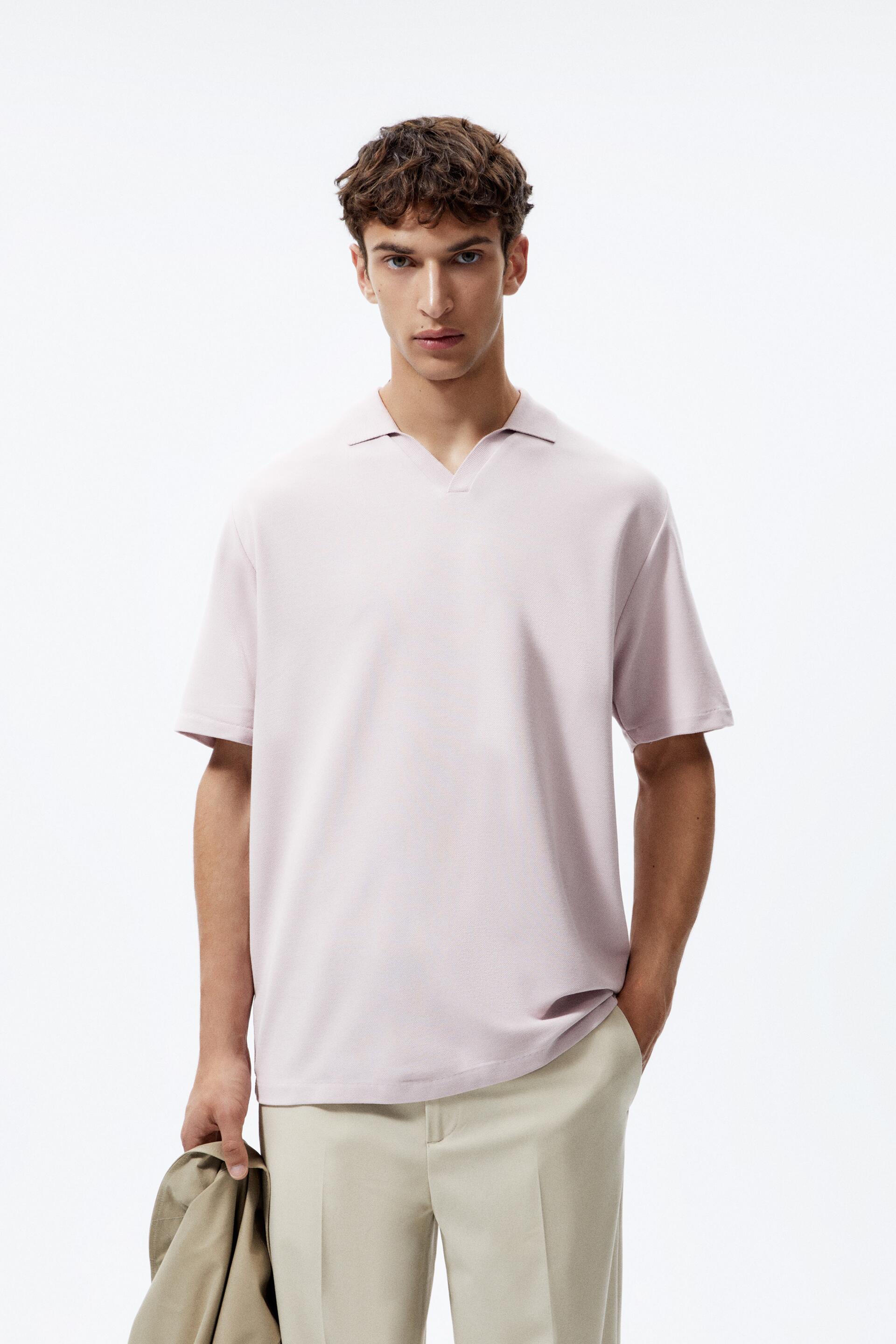 

Лонгслив мужской ZARA 04090404 розовый XL (доставка из-за рубежа), 04090404