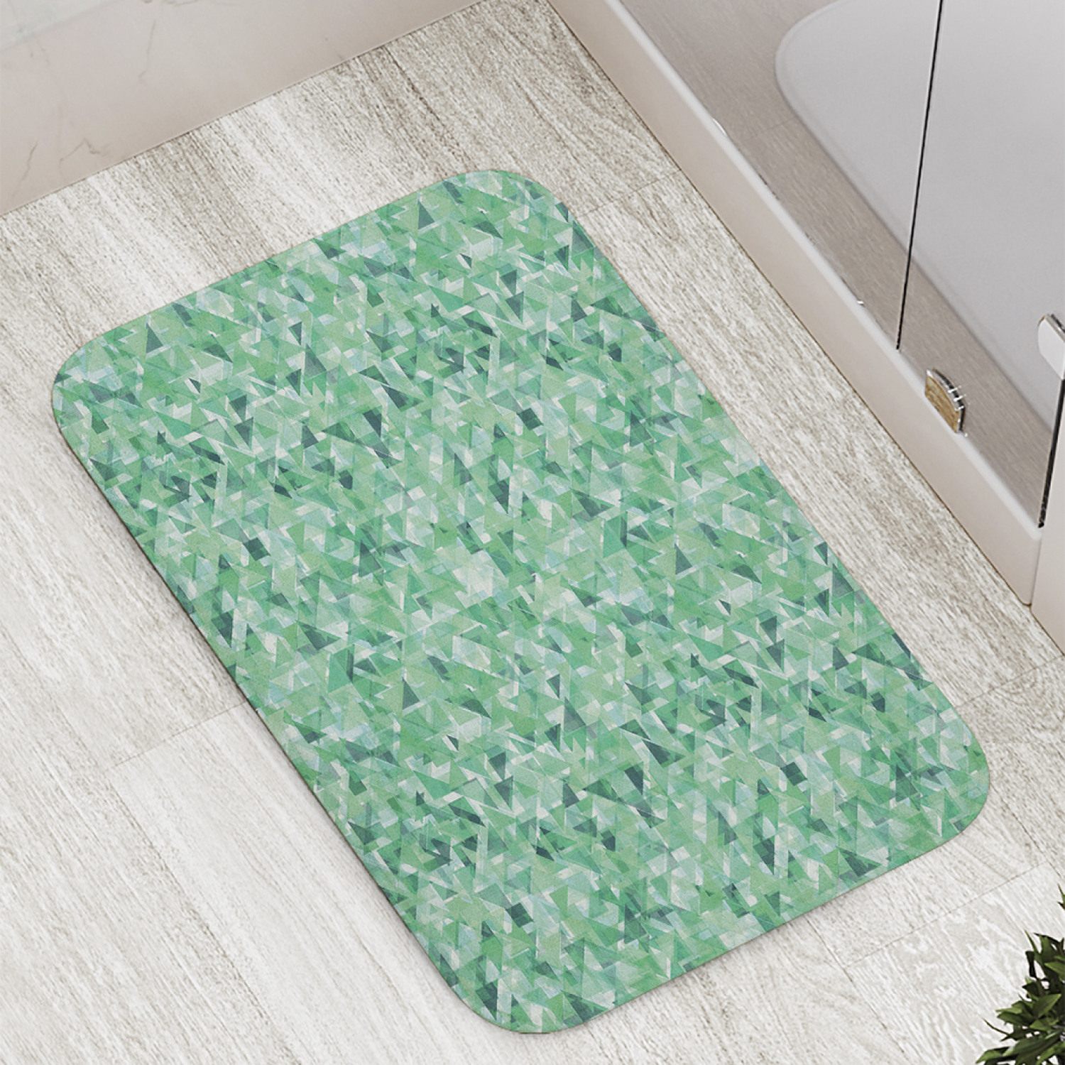 

Коврик JoyArty "Смешанные треугольники" для ванной, сауны, бассейна, 77х52 см, Смешанные треугольники