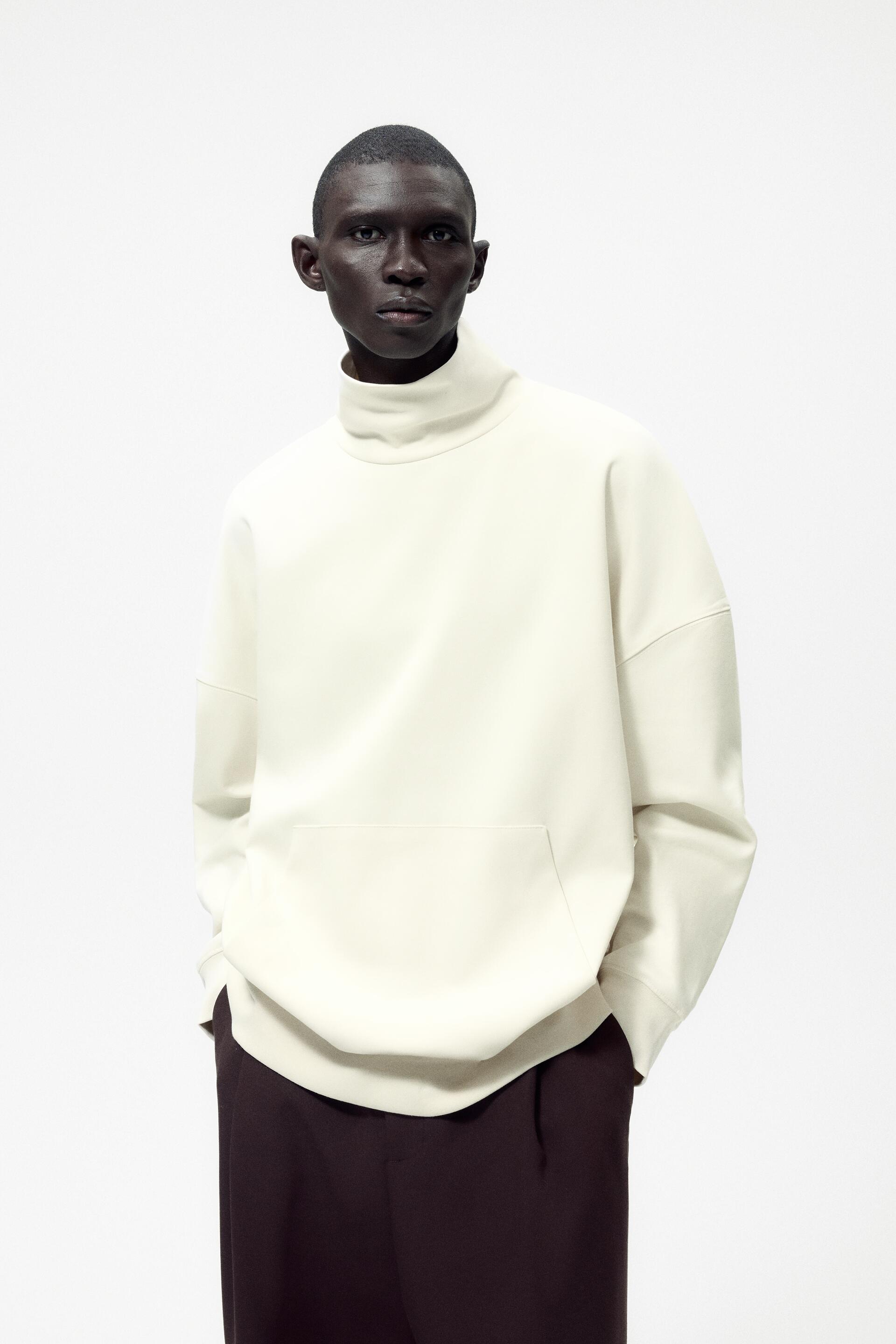 

Свитшот мужской ZARA 04087400 белый M (доставка из-за рубежа), 04087400