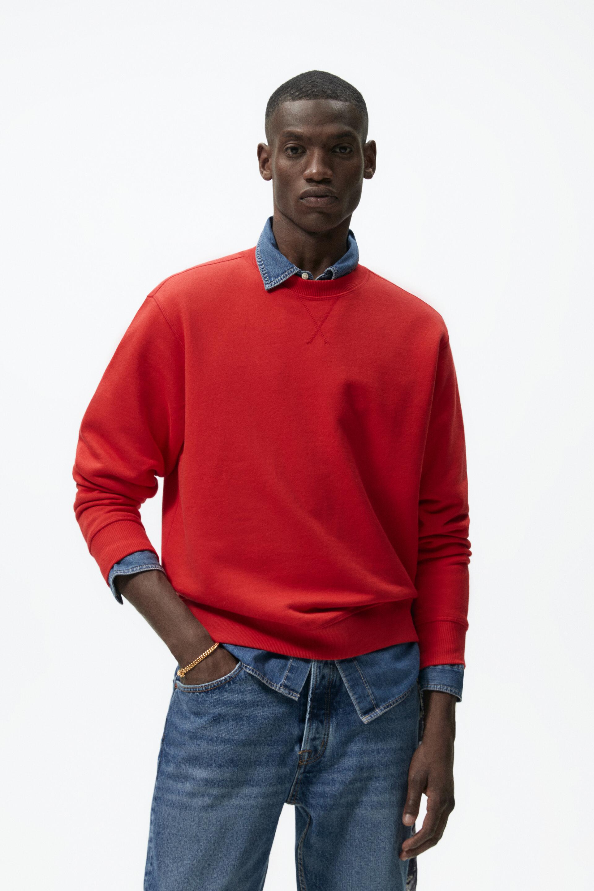 

Свитшот мужской ZARA 04087352 оранжевый M (доставка из-за рубежа), 04087352