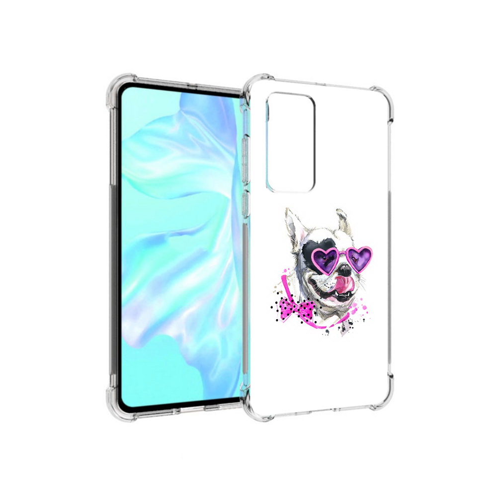 

Чехол MyPads Tocco для Huawei P40 акварельный пёс, Прозрачный, Tocco