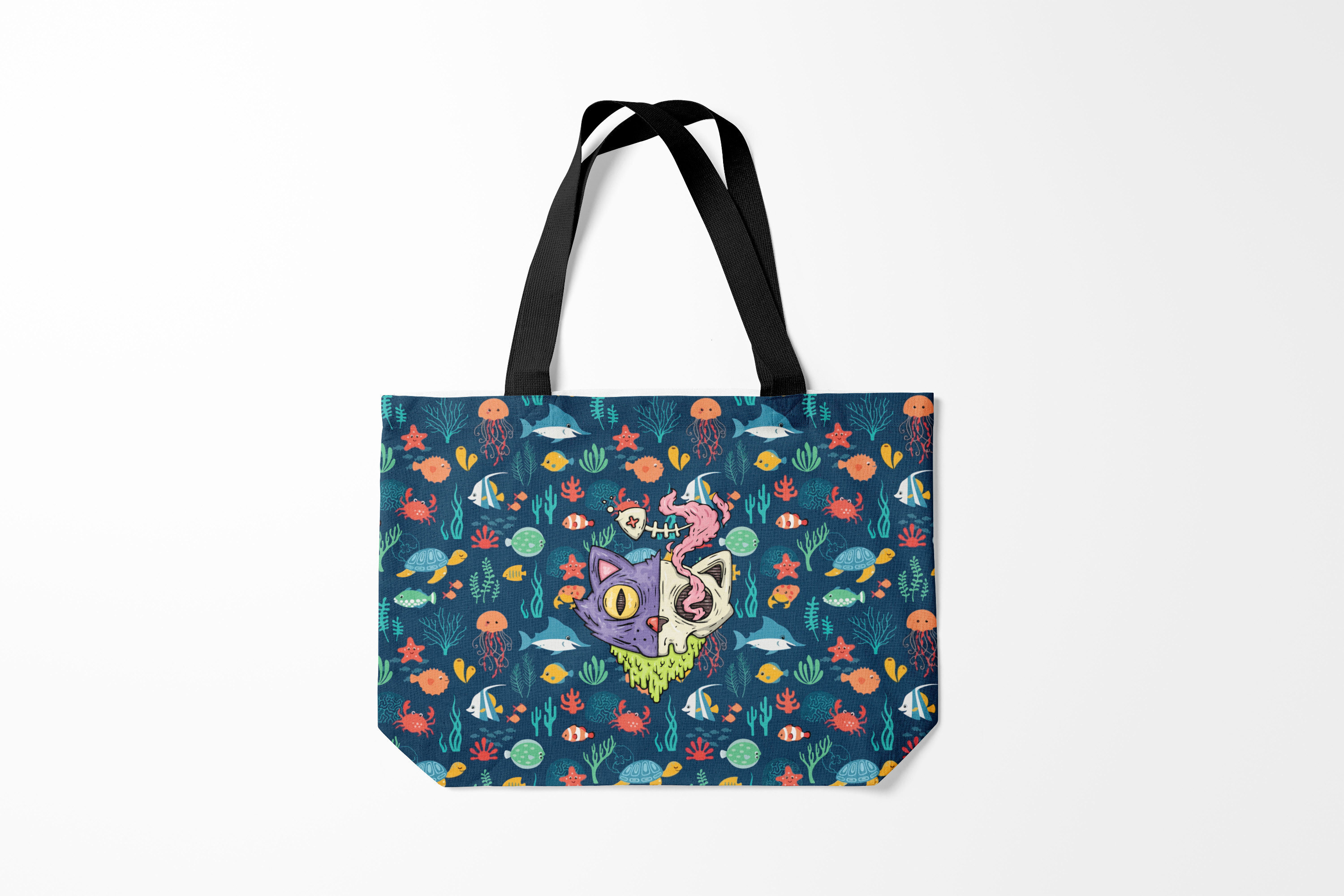 

Сумка шoппер унисекс Burnettie Коты и кошки Злой Кот, разноцветный, Коты и кошки Злой Кот