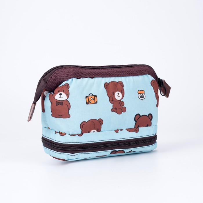 

Косметичка женская Sima-land 7262210 голубая, 7262210