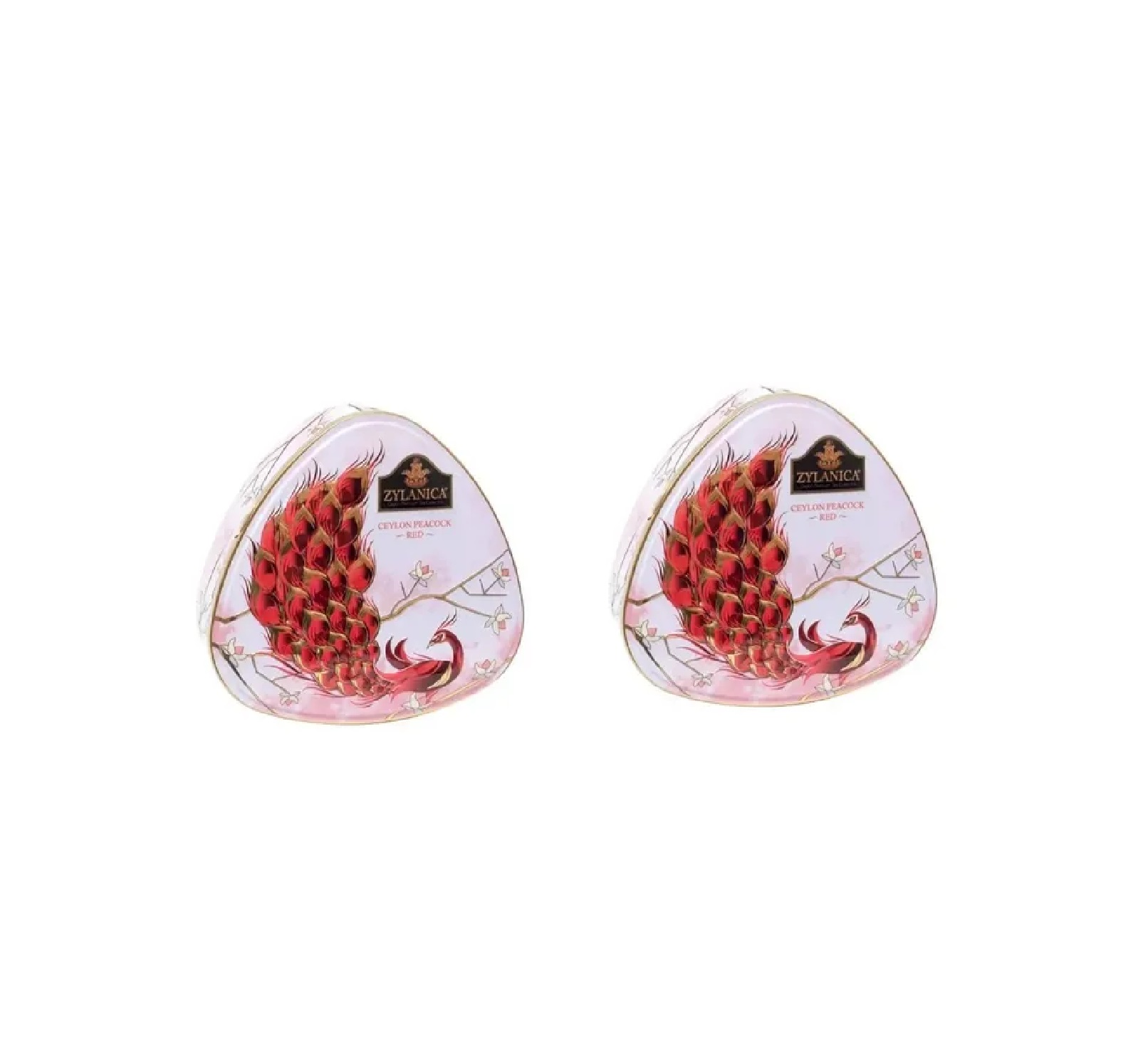 Чай черный ZYLANICA Peacock Collection pink red Pekoe с добавками, 100 г х 2 шт