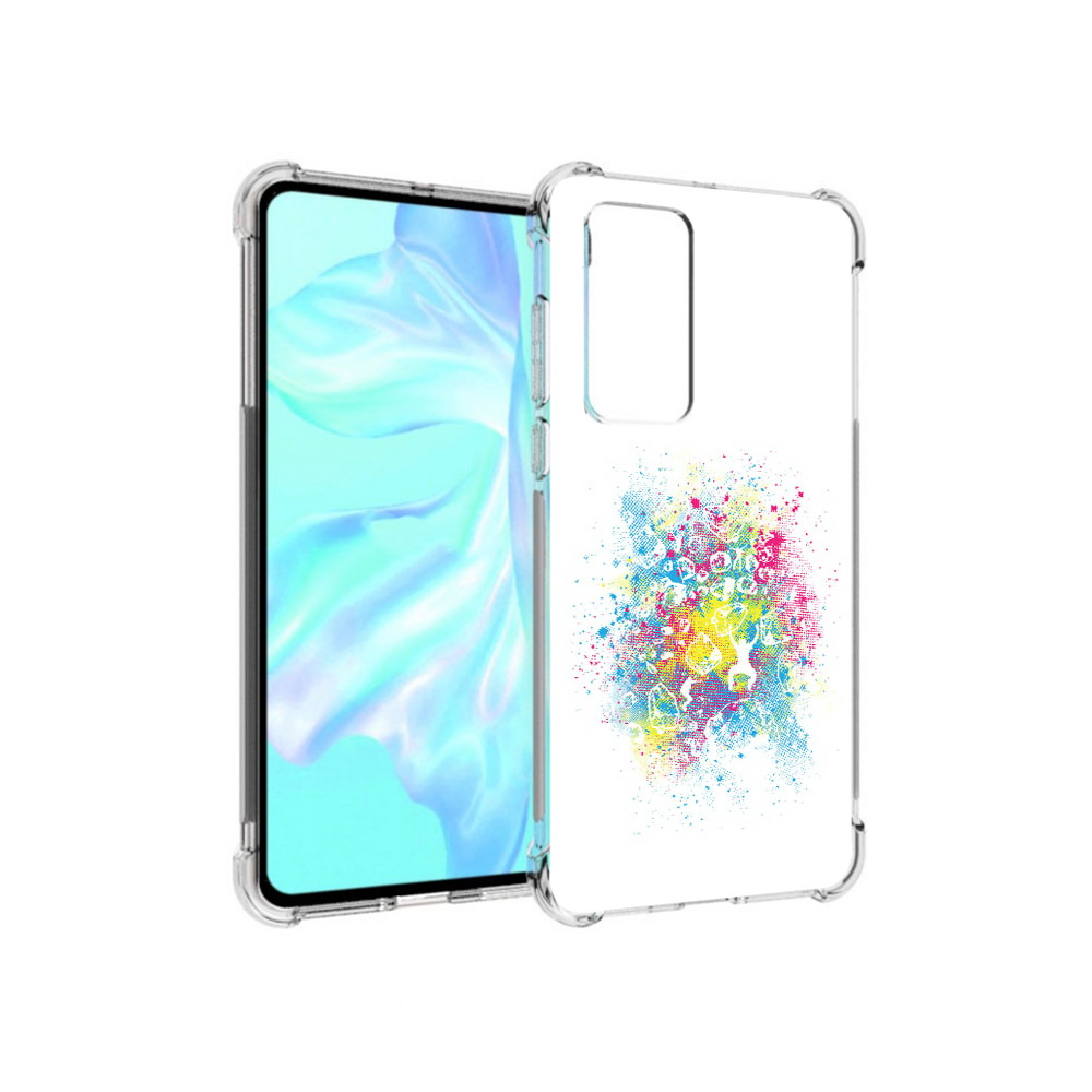 

Чехол MyPads Tocco для Huawei P40 акварель абстракция, Прозрачный, Tocco
