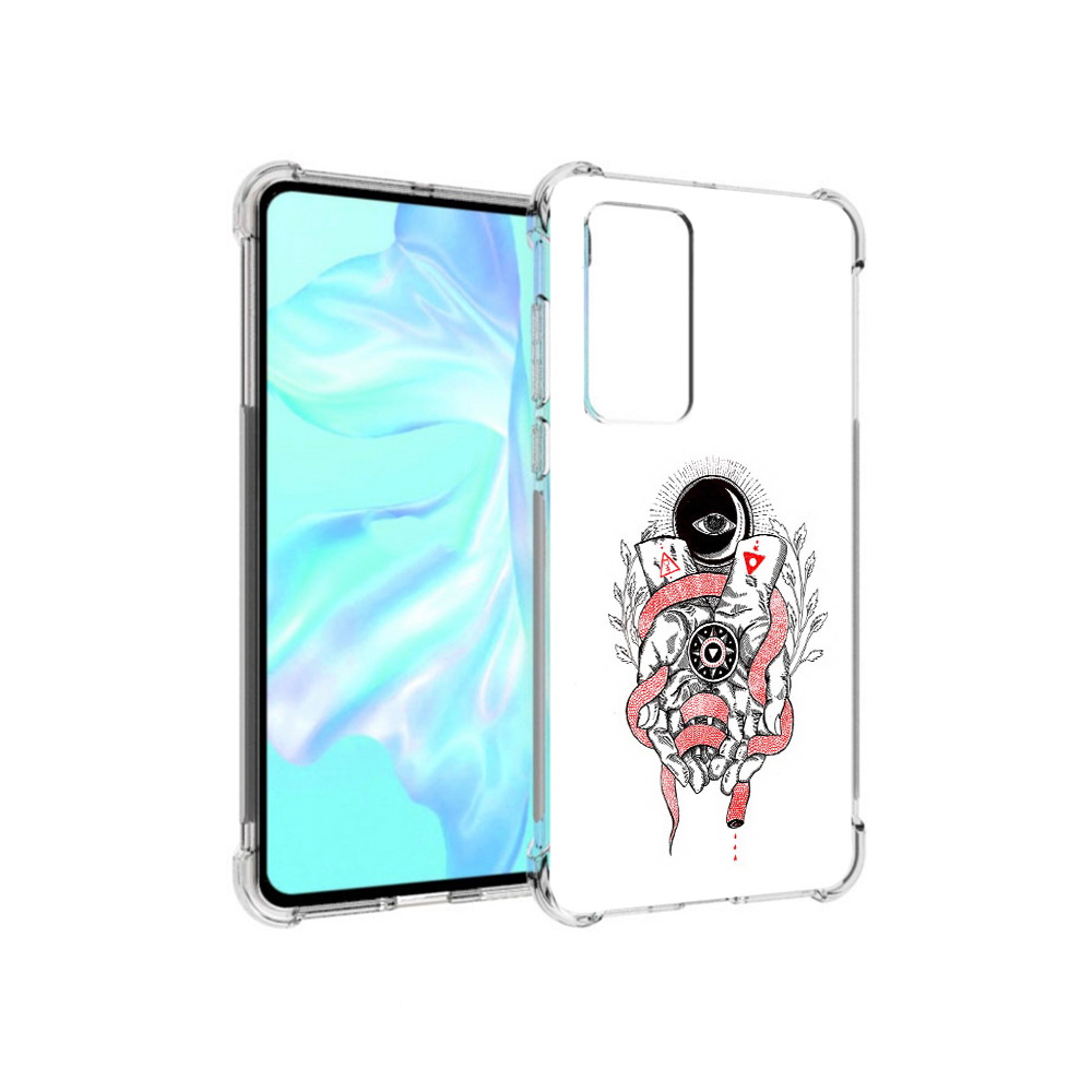 

Чехол MyPads Tocco для Huawei P40 абстрация связанные руки, Прозрачный, Tocco