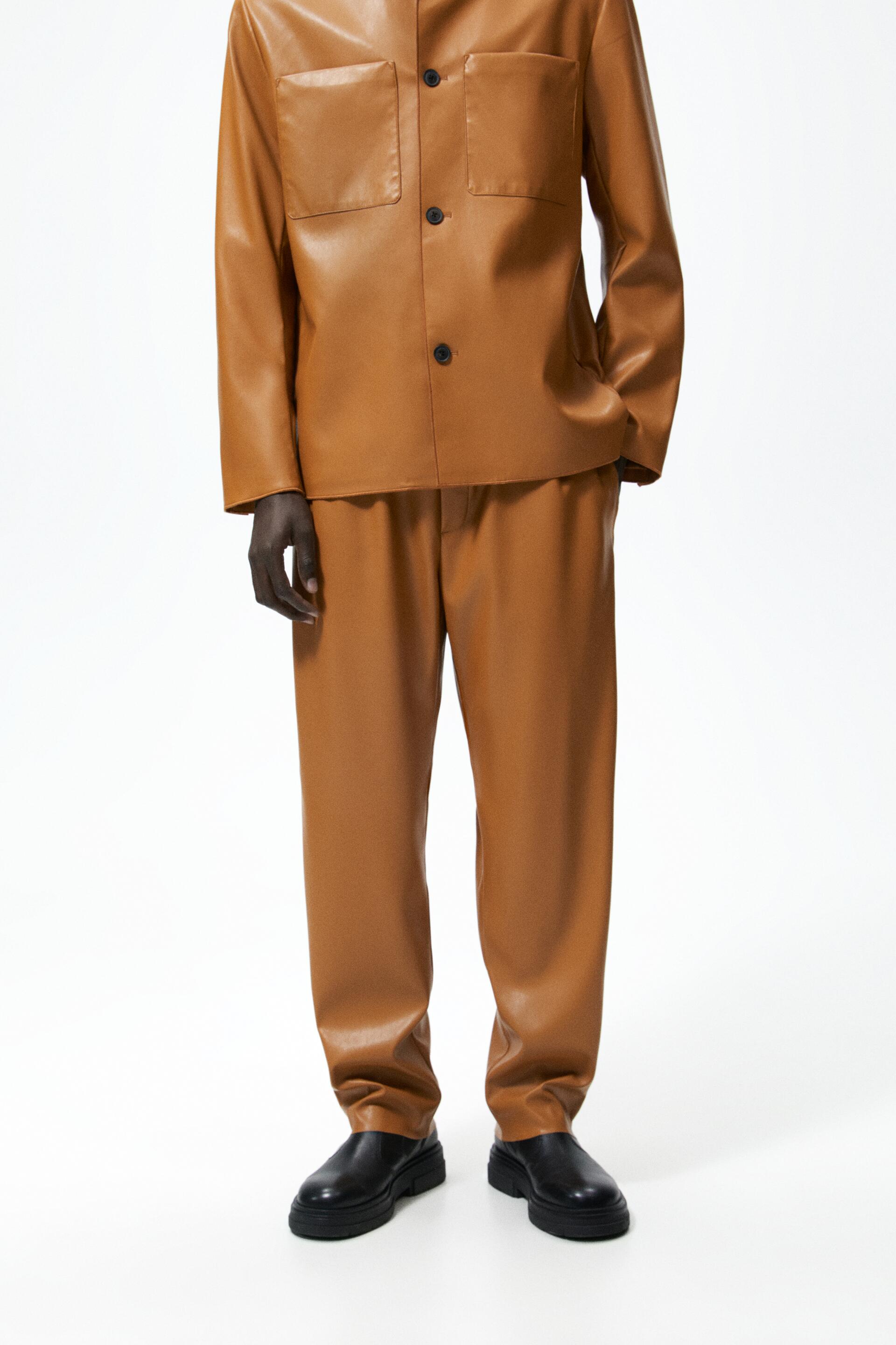 

Брюки мужские ZARA 05070462 коричневые XL (доставка из-за рубежа), 05070462