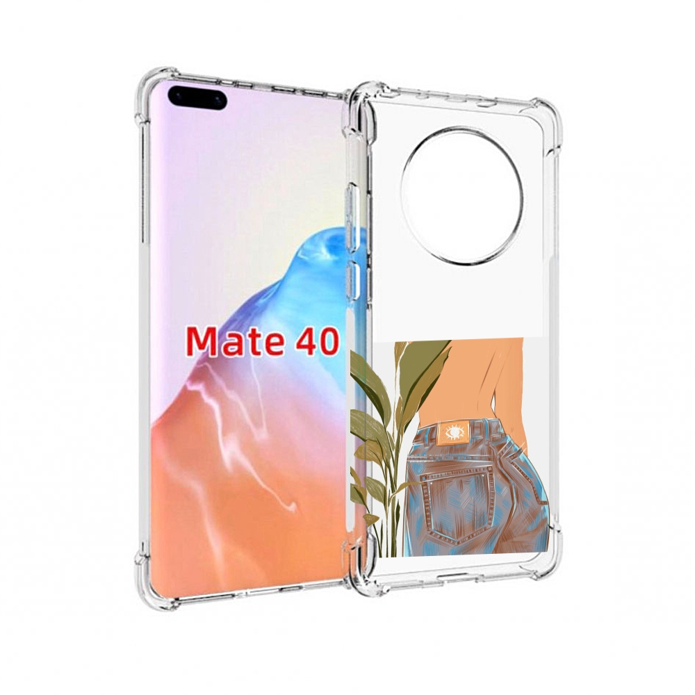 

Чехол MyPads Tocco для Huawei Mate 40 девушка-в-джинсах, Прозрачный, Tocco