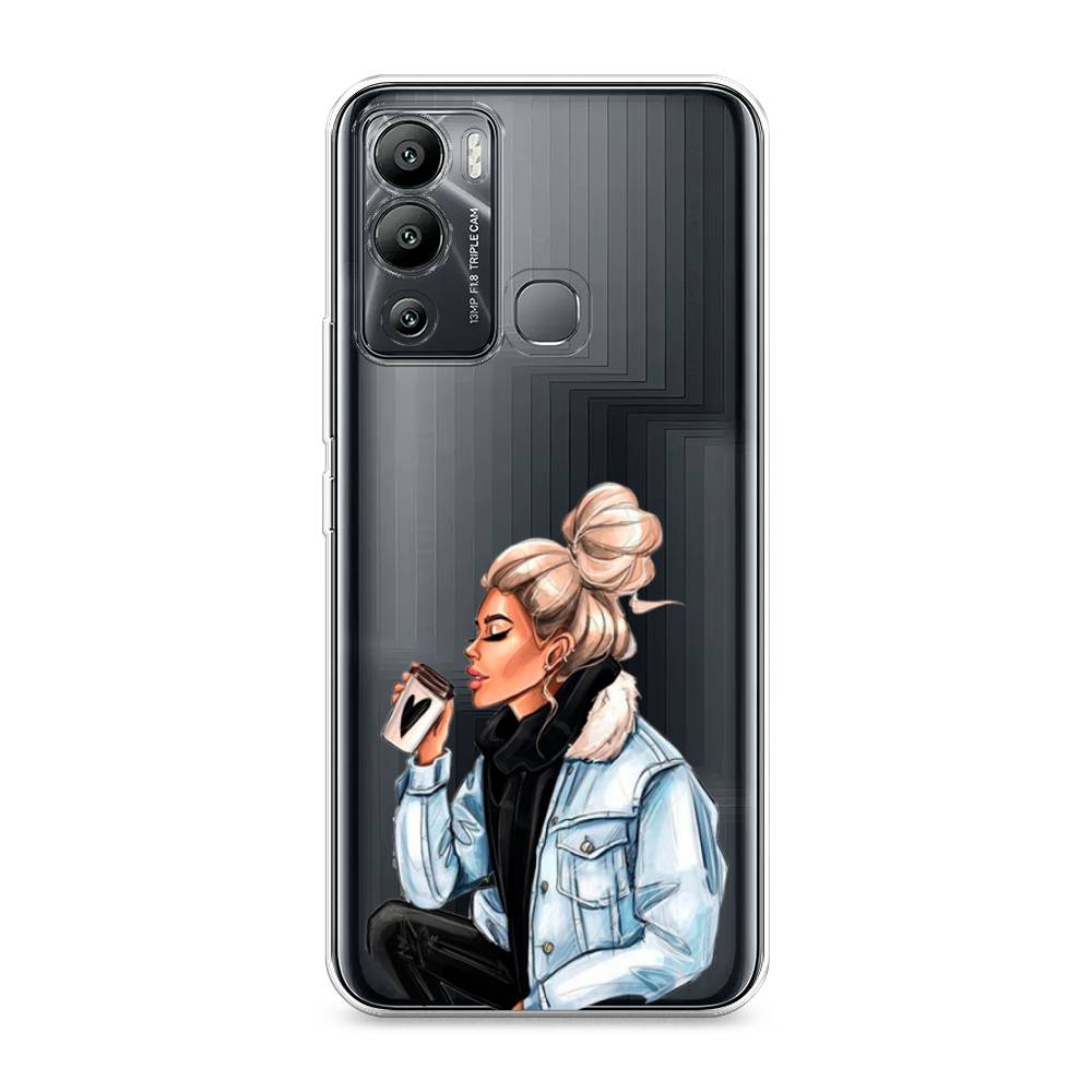 

Чехол Awog на Infinix Hot 12i "Cute girl", Разноцветный, 3101250-7