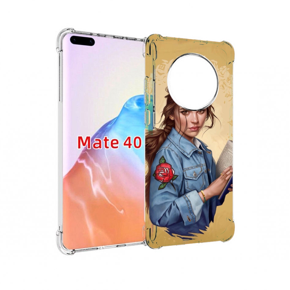 

Чехол MyPads Tocco для Huawei Mate 40 девушка-в-бежевом-фоне, Прозрачный, Tocco