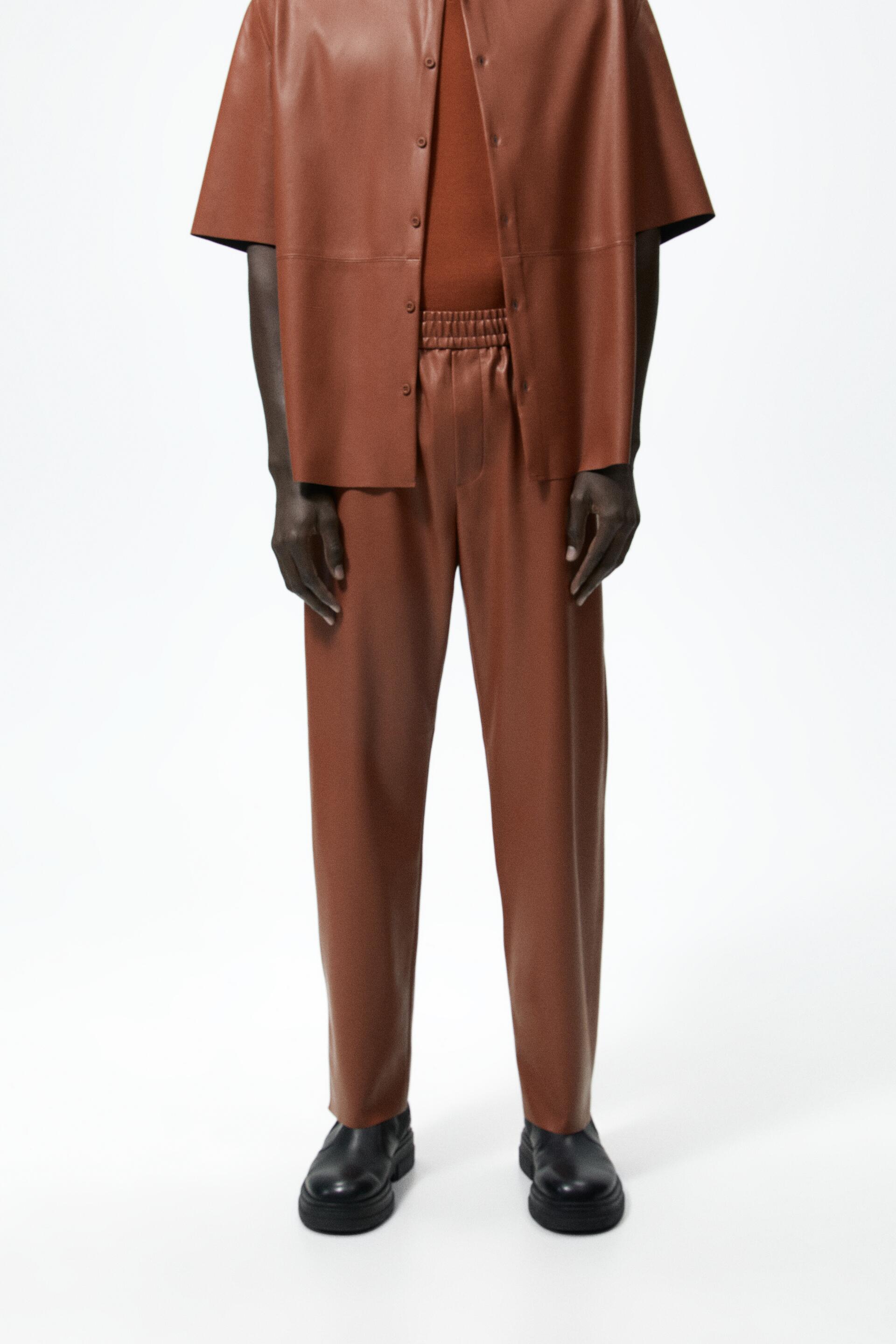 

Брюки мужские ZARA 05070462 коричневые L (доставка из-за рубежа), 05070462