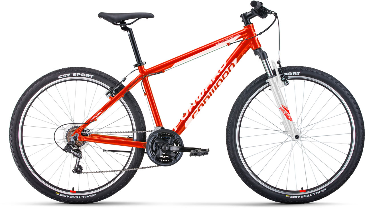 Велосипед FORWARD APACHE 1.0 CLASSIC 27,5 21ск. 2022 15 красный/белый