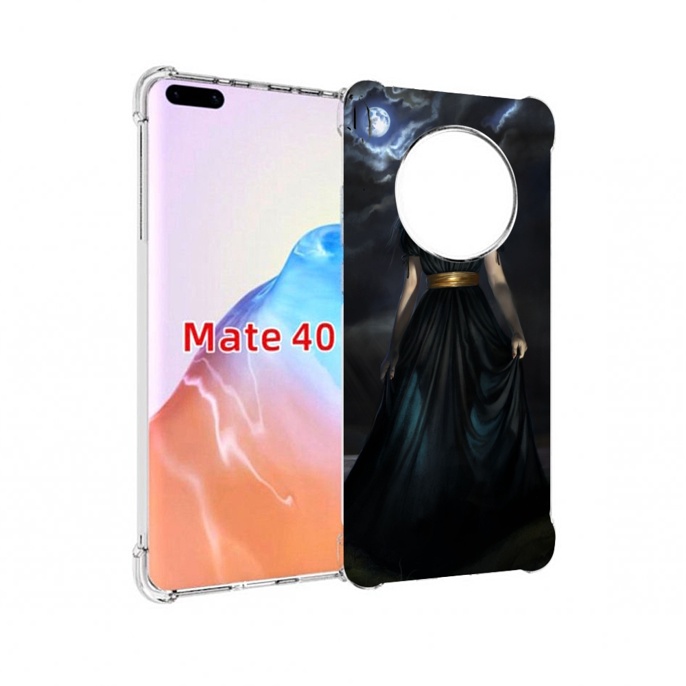 

Чехол MyPads Tocco для Huawei Mate 40 девушка с порезом на горле женский, Прозрачный, Tocco