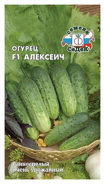 

Семена огурец СеДеК F1 Алексеич 13567 1 уп.