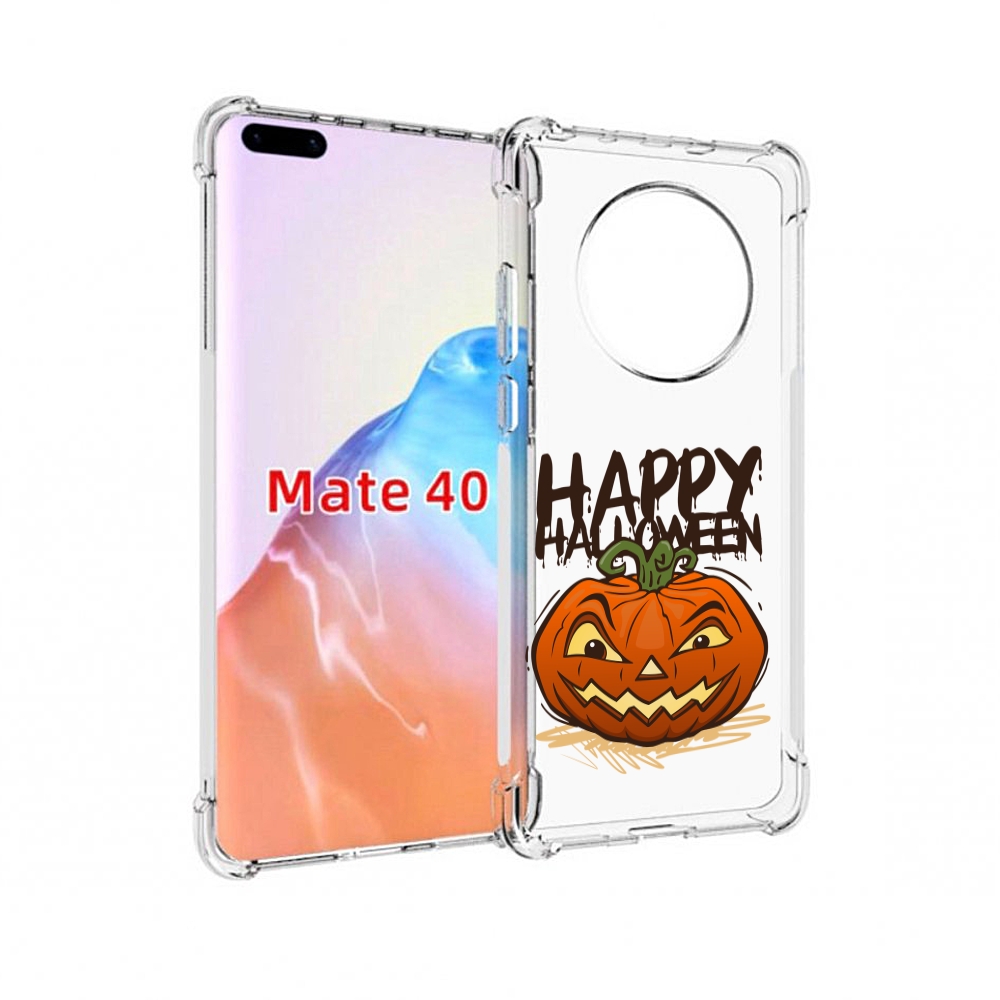 

Чехол MyPads Tocco для Huawei Mate 40 Хэллоуин счастливый, Прозрачный, Tocco
