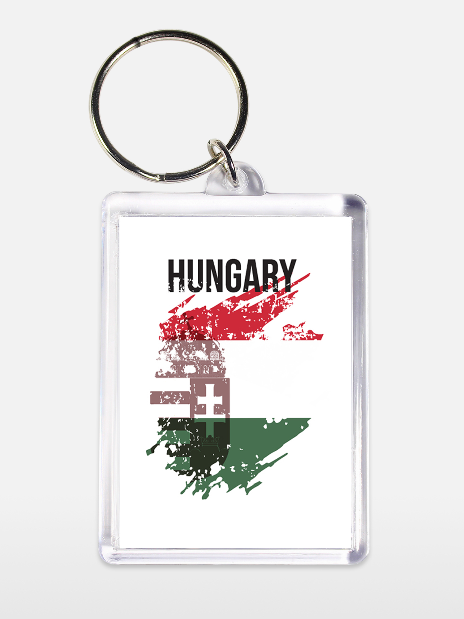 Брелок унисекс Венгрия белый