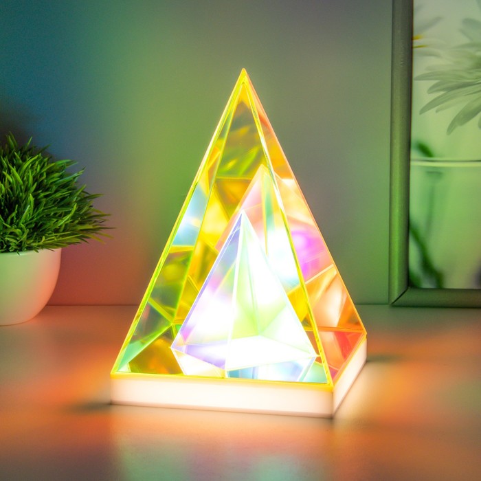 

BayerLux Ночник "Треугольник" LED USB 15x15х23 см