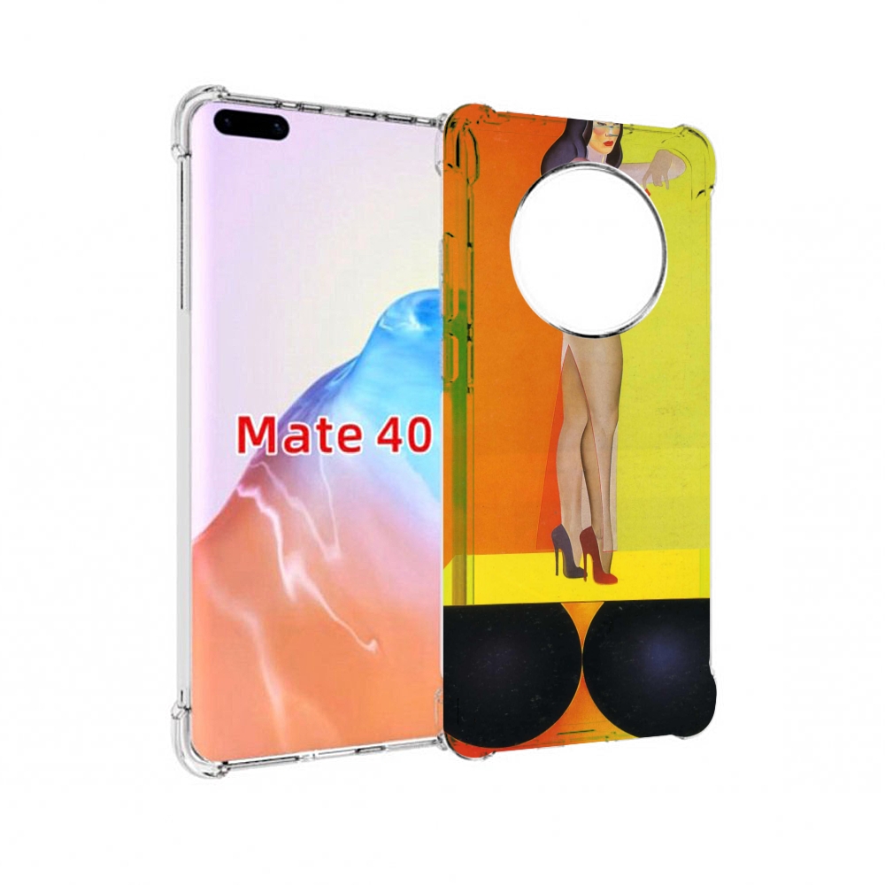 Чехол MyPads Tocco для Huawei Mate 40 девушка на шарах женский