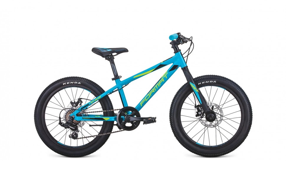 Велосипед FORMAT 7413 20 7 ск рост OS 2020-2021 бирюзовый матовый 3290000₽