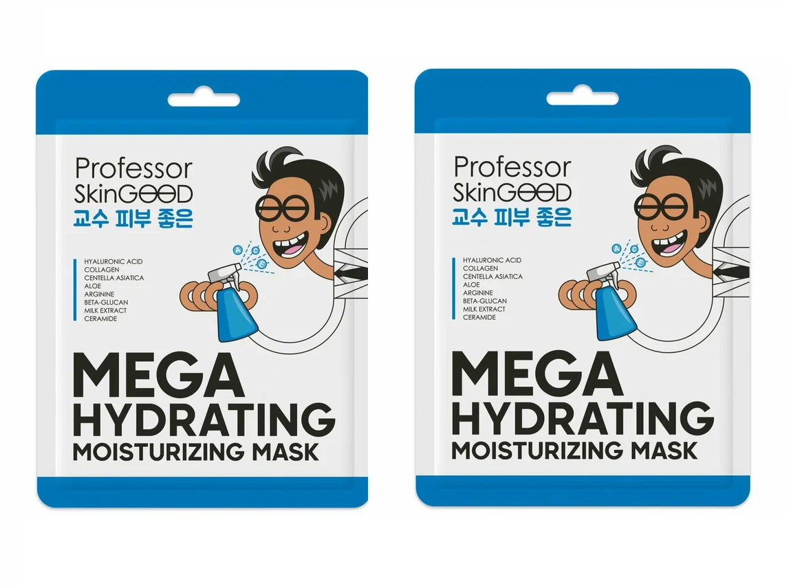 

Маска для лица Professor SkinGOOD Увлажняющая Mega Hydrating Moisturizing Mask 2 шт