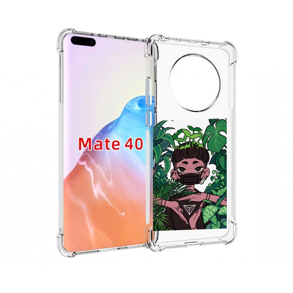 Чехол MyPads Tocco для Huawei Mate 40 девушка в природе женский