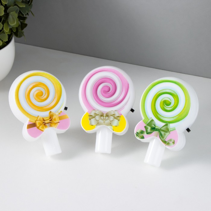 

Ночник "Конфетка" LED МИКС 6х4,5х9 см.