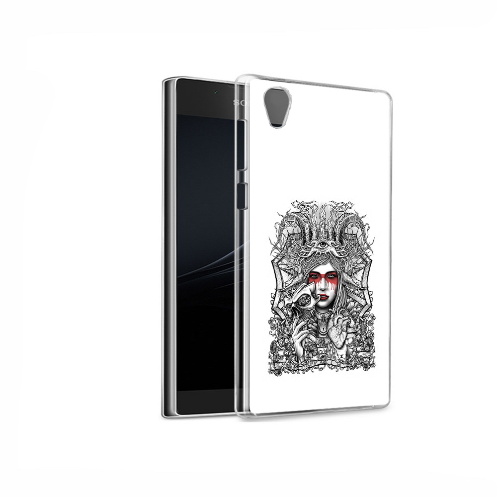 

Чехол MyPads Tocco для Sony Xperia L1 грусная девушка (PT66853.250.302), Прозрачный, Tocco