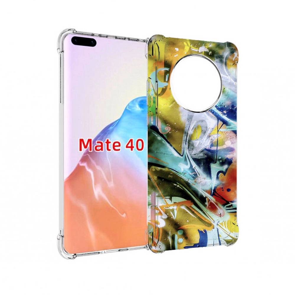 

Чехол MyPads Tocco для Huawei Mate 40 граффити-хаос, Прозрачный, Tocco