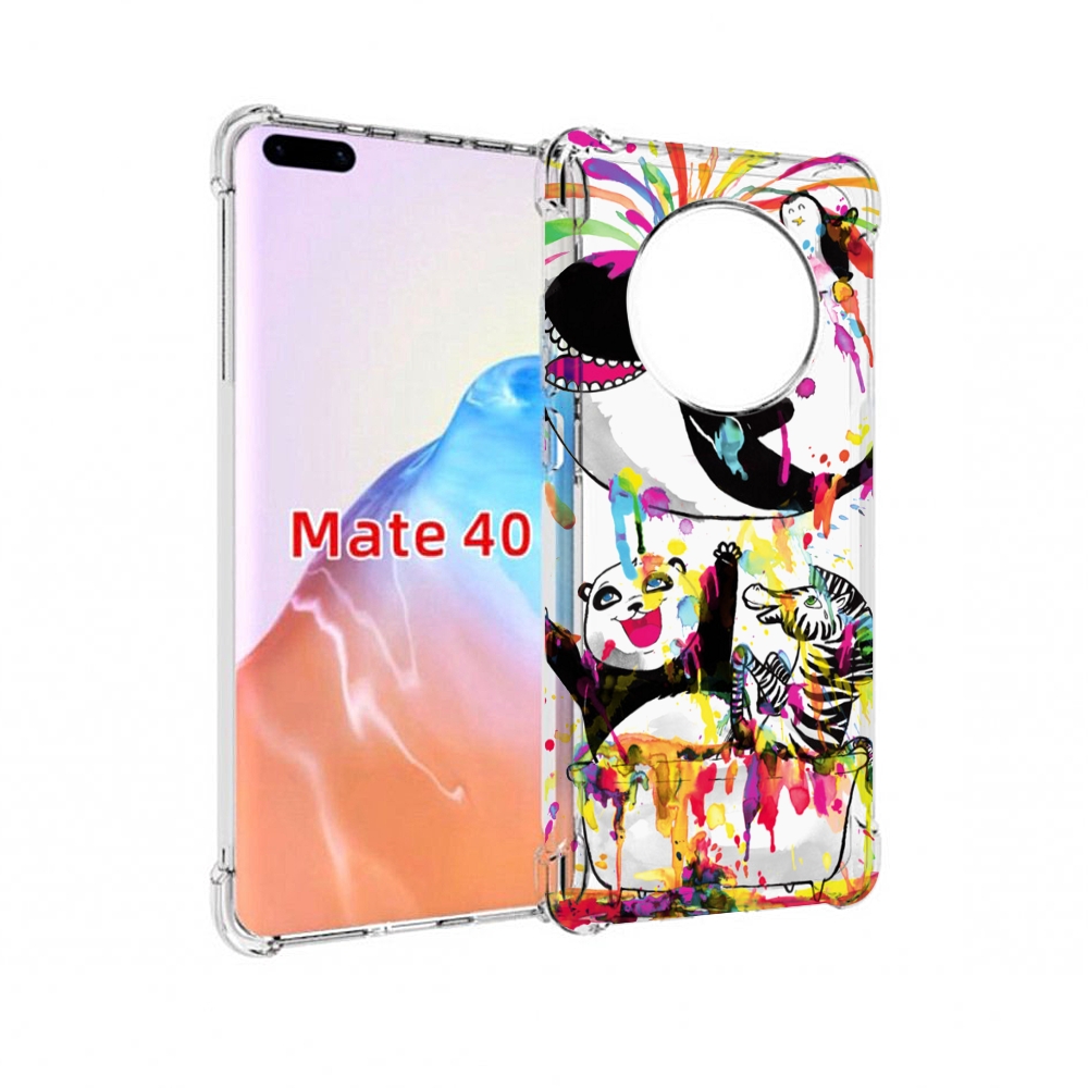 

Чехол MyPads Tocco для Huawei Mate 40 Хиппи кит, Прозрачный, Tocco
