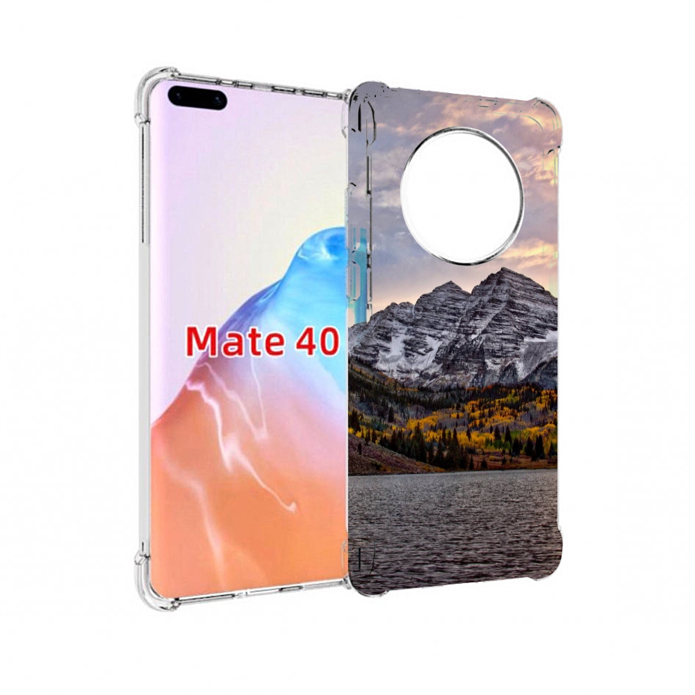 

Чехол MyPads Tocco для Huawei Mate 40 горы-колорадо, Прозрачный, Tocco