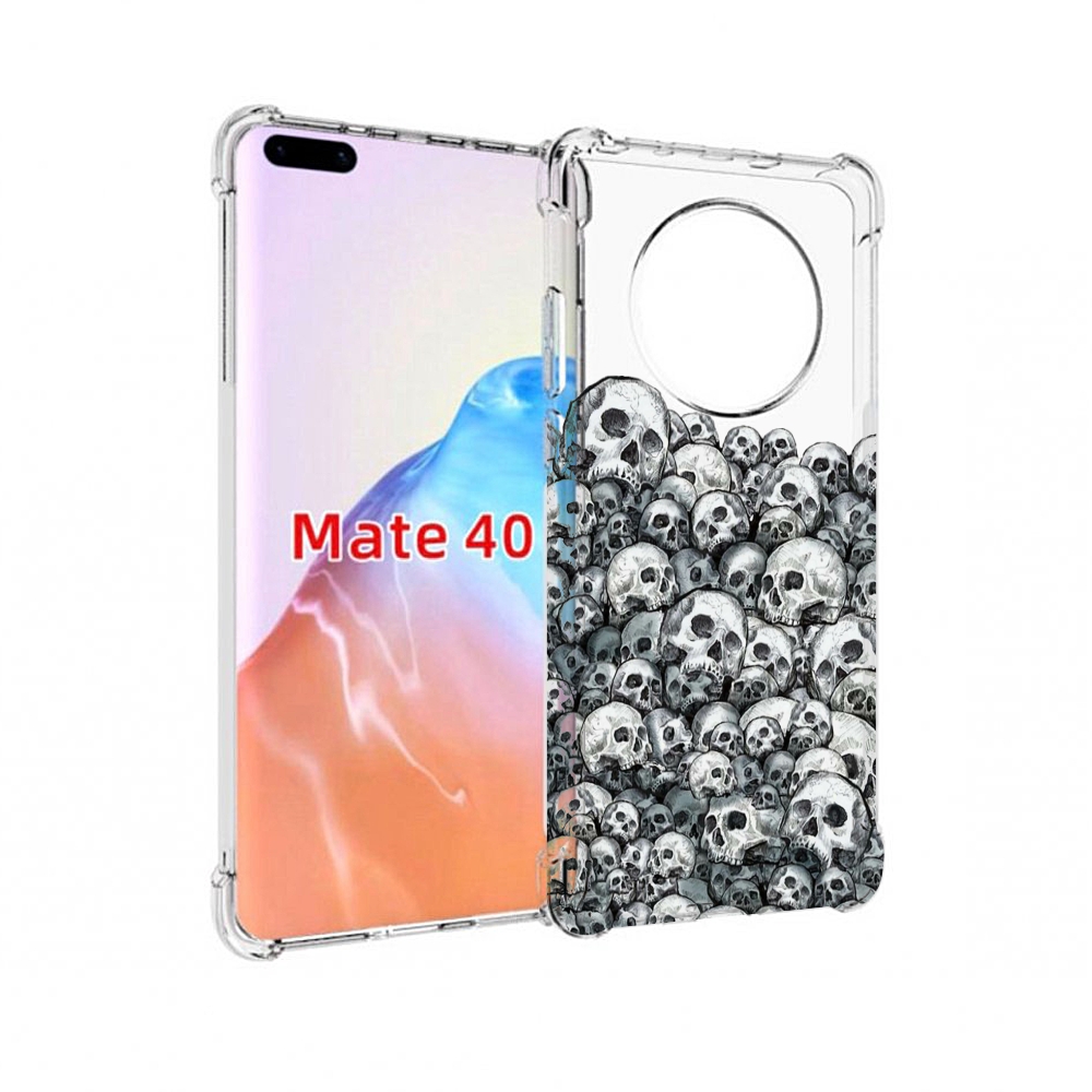 

Чехол MyPads Tocco для Huawei Mate 40 гора из черепов, Прозрачный, Tocco