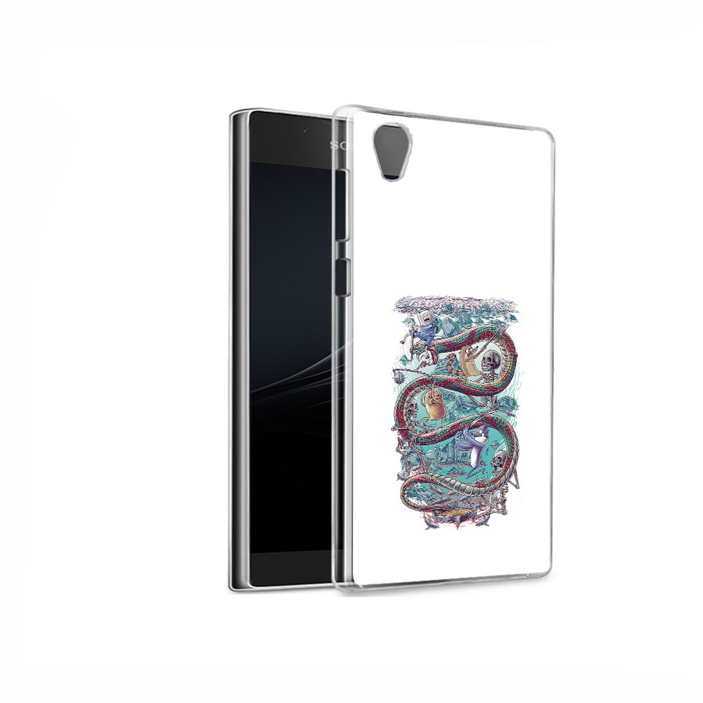 

Чехол MyPads Tocco для Sony Xperia L1 время приключений страшилка (PT66853.250.280), Прозрачный, Tocco
