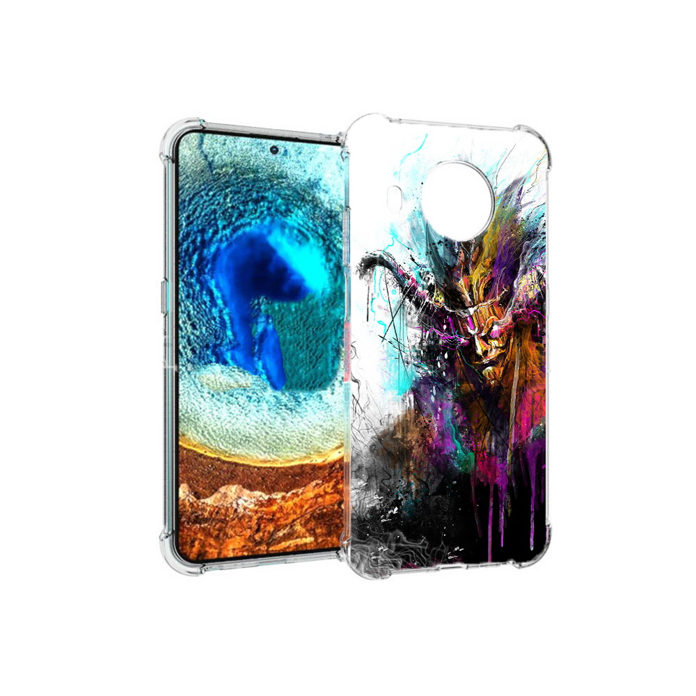 

Чехол MyPads Tocco для Nokia X20 яркий дьявол (PT159436.101.709), Прозрачный, Tocco